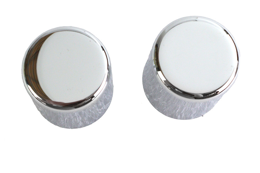 V-Twin #C77-0098 - Large Magnetic Docking Points Cover Set Chrome