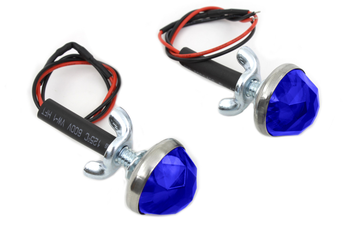 V-Twin - Blue LED Reflector Set