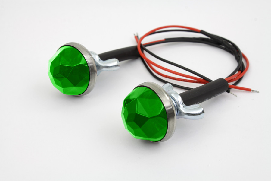 V-Twin - Green LED Reflector Set
