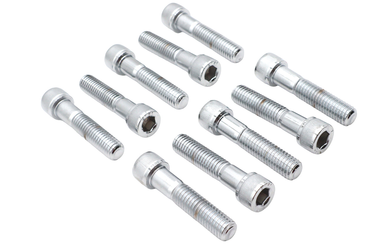 V-Twin - Allen Socket Cap Bolt Knurled Chrome