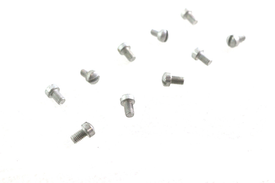 V-Twin #1183-10PK - Oil Pump Fillister Screws Cadmium