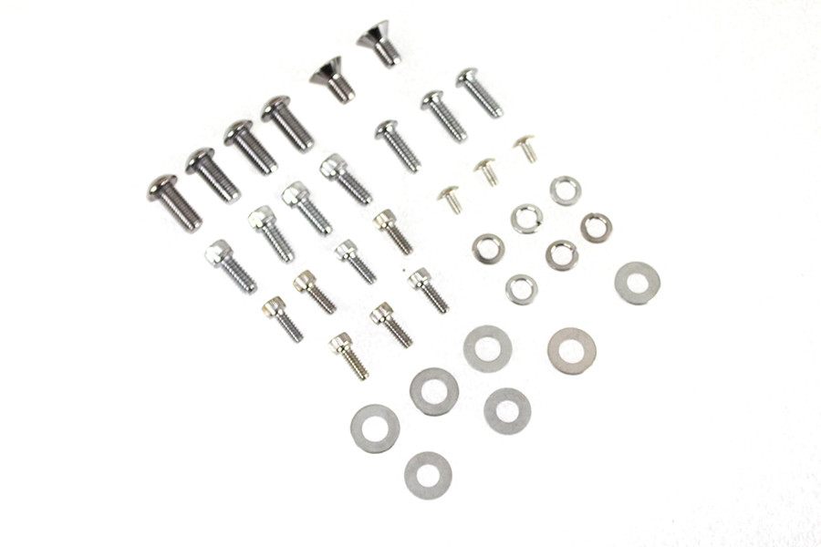 V-Twin - 7 inch Headlamp Cowl Hardware Kit