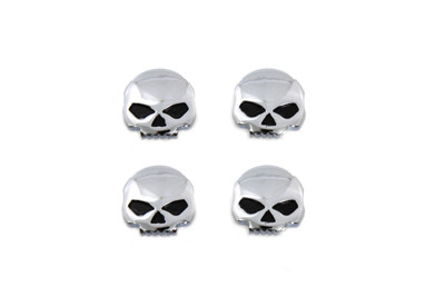 V-Twin #76683B1 - License Plate Frame Mount Bolt Kit Skull Style