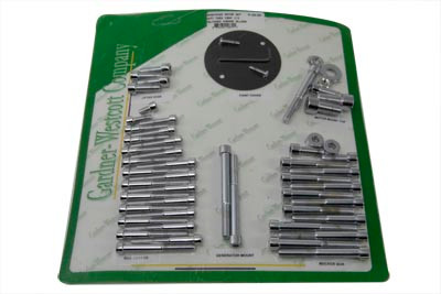 Gardner-Westcott #P-20-89 - Engine Dress Up Screw Kit Allen Chrome
