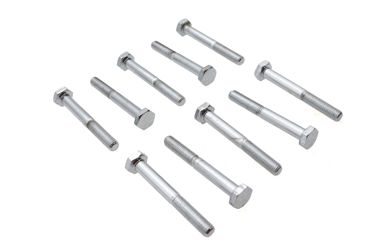 Ultima #40-180 - Chrome Hex Cap Bolts 1/4 inch x 2