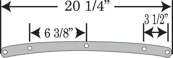 Memphis Shades #MEP6229  - Road King Replacement Plastic - 17" - Solar