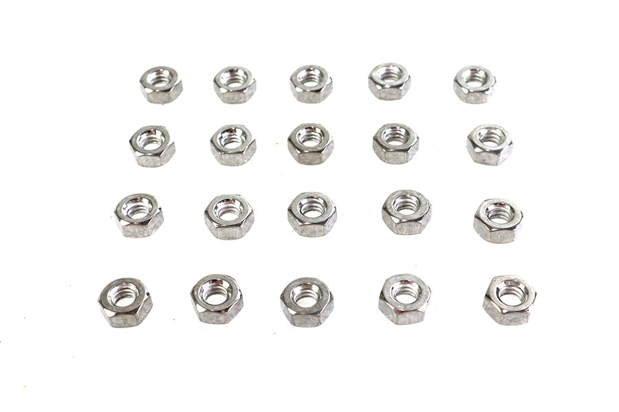 Colony #1/4-20H - Hex Nuts 1/4 inch-20 Chrome