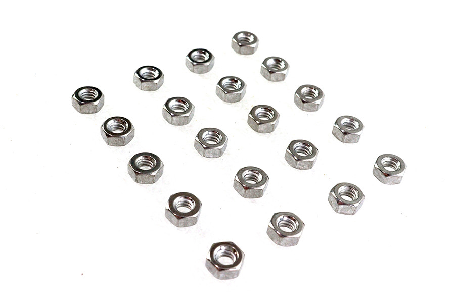 Colony #1/4-20H - Hex Nuts 1/4 inch-20 Chrome