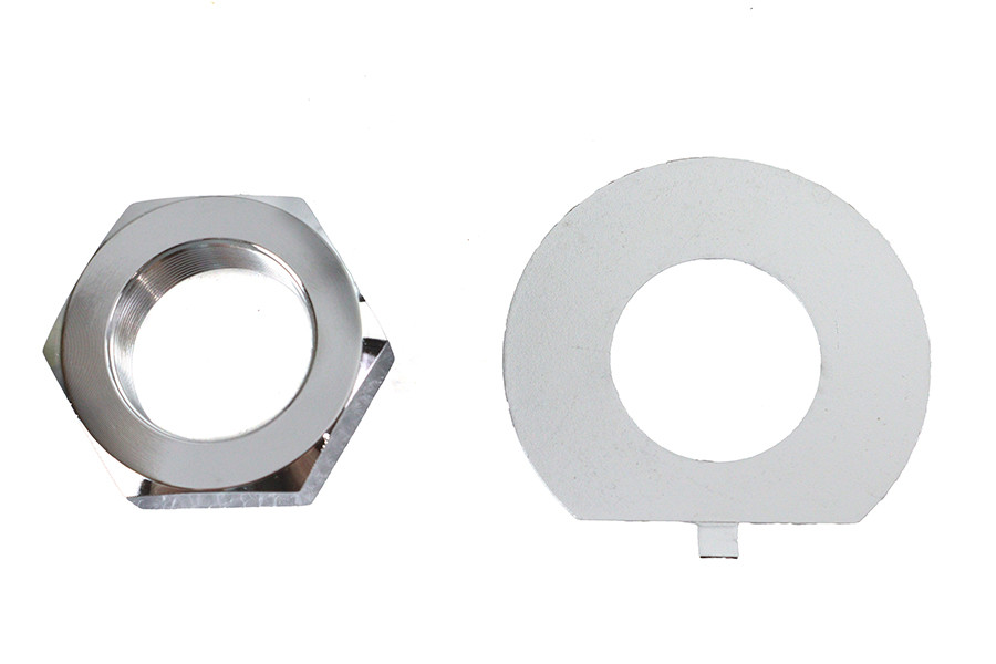 V-Twin - Fork Stem Chrome Nut and Lock Washer Kit