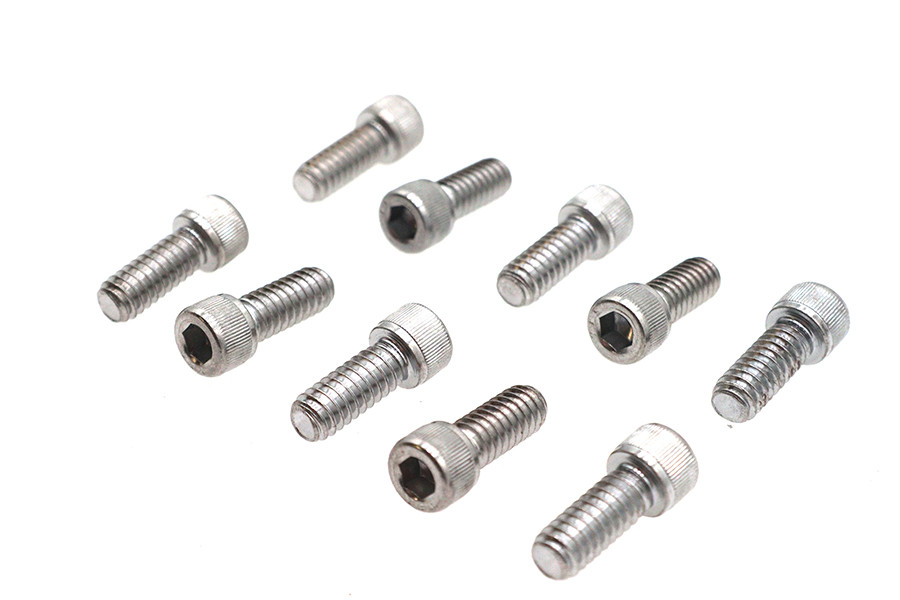 Colony #SHC-952 - Allen Socket Cap Bolt Knurled Chrome 1/4 inch X 5/8 inch