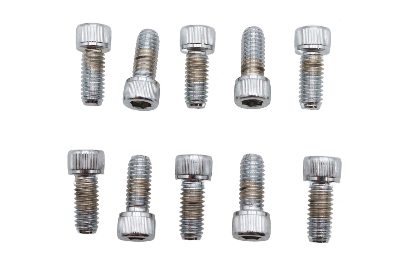 Colony #SHC-967 - Allen Socket Cap Bolt Knurled Chrome 5/16 inch X 3/4 inch