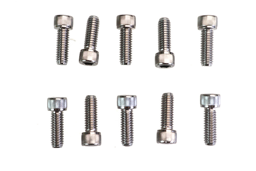 Colony #SHC-968 - Allen Socket Cap Bolt Knurled Chrome 5/16 inch X 7/8 inch