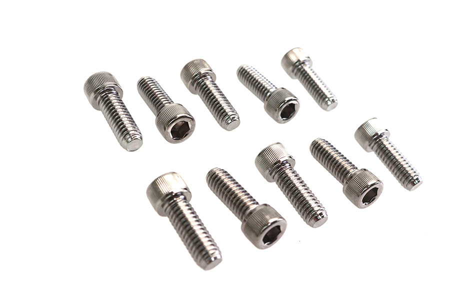 Colony #SHC-968 - Allen Socket Cap Bolt Knurled Chrome 5/16 inch X 7/8 inch
