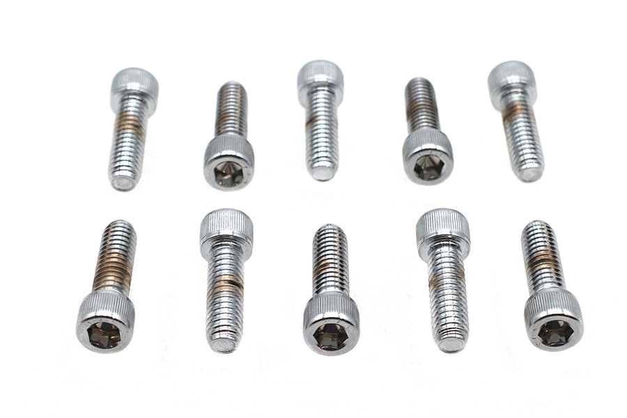 Colony #SHC-969 - Allen Socket Cap Bolt Knurled Chrome 5/16 inch X 1 inch