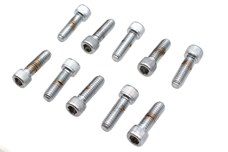 Colony #SHC-969 - Allen Socket Cap Bolt Knurled Chrome 5/16 inch X 1 inch