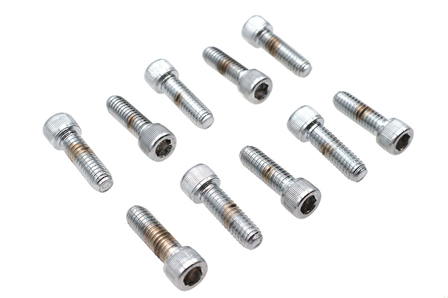 Colony #SHC-969 - Allen Socket Cap Bolt Knurled Chrome 5/16 inch X 1 inch