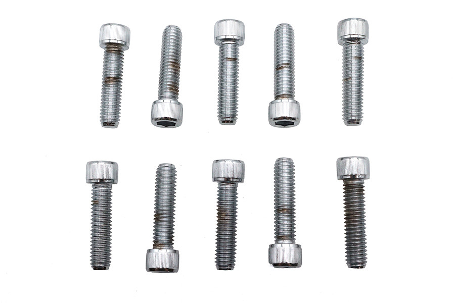 Colony #SHC-984 - Allen Socket Cap Bolt Knurled Chrome 3/8 inch X 1-1/2 inch