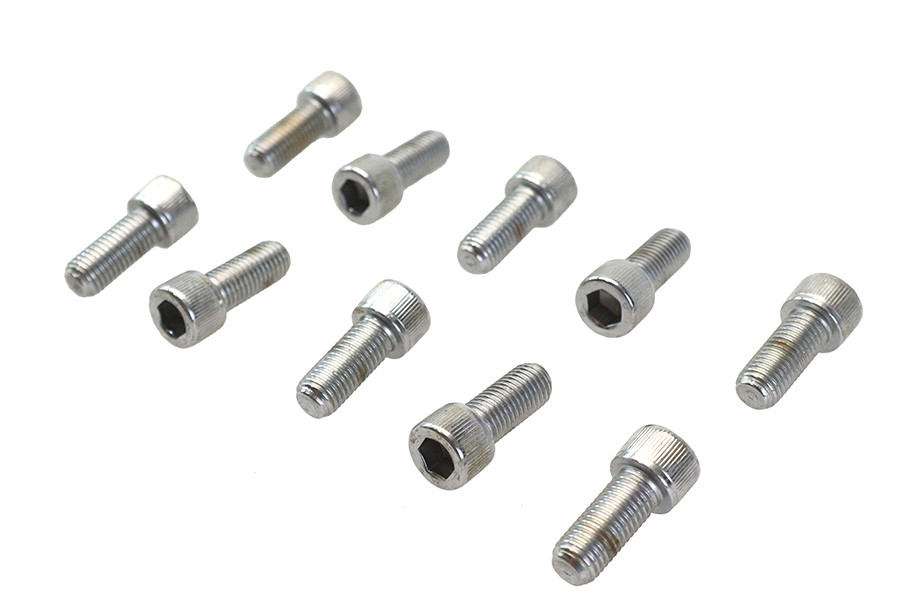 Colony #SHC-917 - Allen Socket Cap Bolt Knurled Chrome 5/16 inch X 3/4 inch
