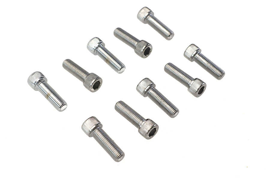 Colony #SHC-919 - Allen Socket Cap Bolt Knurled Chrome 5/16 inch X 1 inch