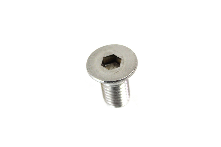 V-Twin #67561084 - Hex Flat Cap Screw Stainless Steel 1/2 inch-13 x 1 inch