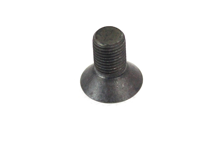 V-Twin #75458257 - Black Hex Flat Cap Screw 3/8 inch-24 x 3/4 inch