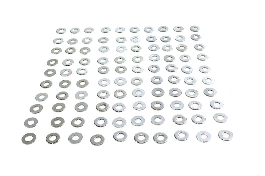 Gardner-Westcott #23569 - Chrome Flat Washers 1/4 inch Inner Diameter