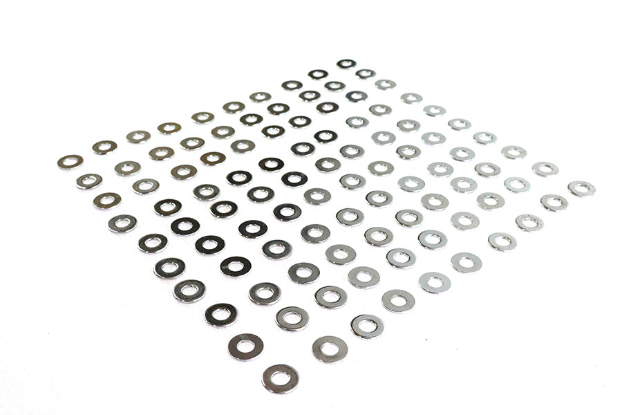 Gardner-Westcott #23569 - Chrome Flat Washers 1/4 inch Inner Diameter