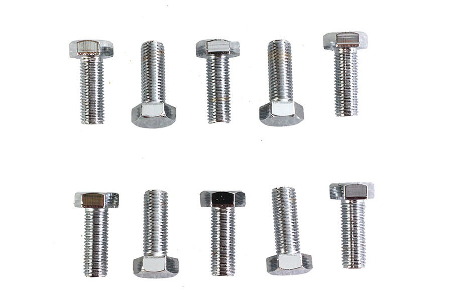 Colony #HHC-661 - Hex Cap Bolts Chrome 5/16 inch x 7/8 inch