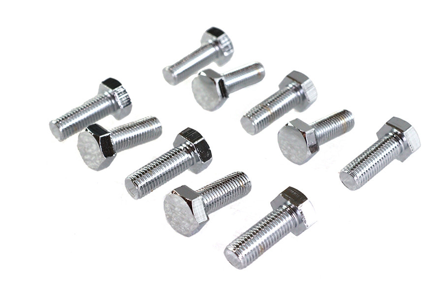Colony #HHC-661 - Hex Cap Bolts Chrome 5/16 inch x 7/8 inch