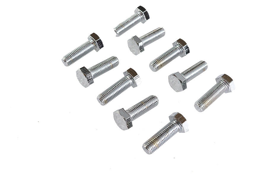 Colony #HHC-662 - Hex Cap Bolts Chrome 5/16 inch x 1 inch