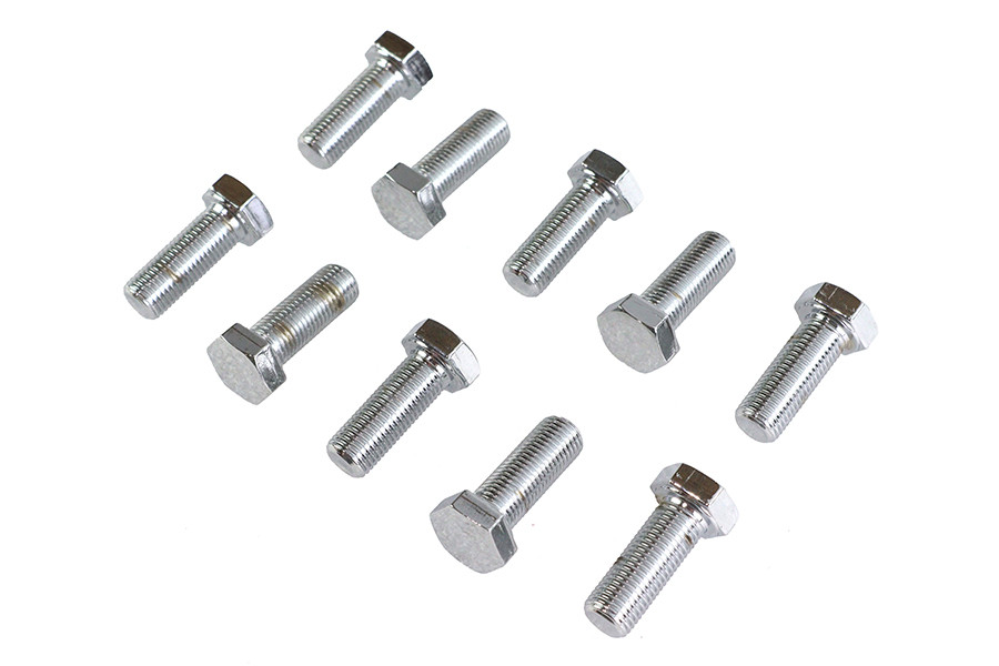 Colony #HHC-669 - Hex Cap Bolts Chrome 3/8 inch x 1 inch
