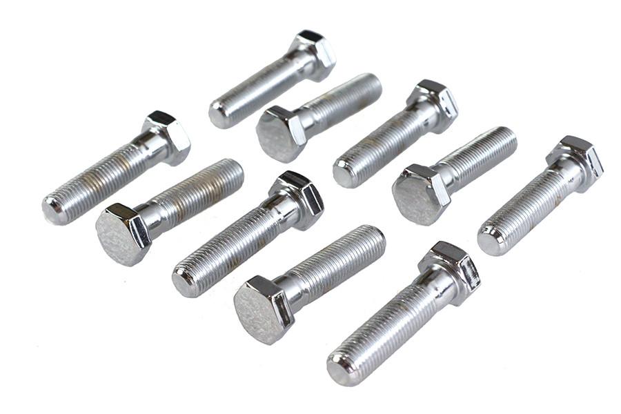 Colony #HHC-671 - Hex Cap Bolts Chrome 3/8 inch x 1-1/2 inch