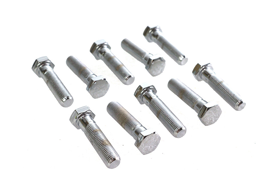Colony #HHC-671 - Hex Cap Bolts Chrome 3/8 inch x 1-1/2 inch