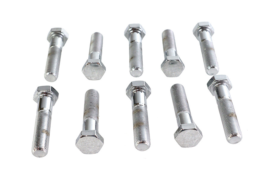 Colony #HHC-672 - Hex Cap Bolts Chrome 3/8 inch x 1-3/4