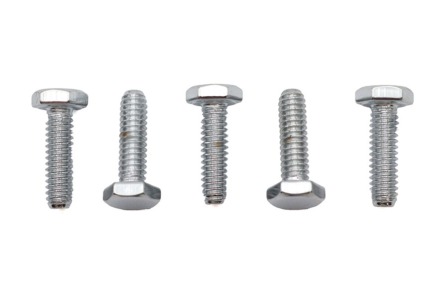 Colony #HHC-602 - Hex Cap Bolts Chrome 1/4 inch x 7/8 inch