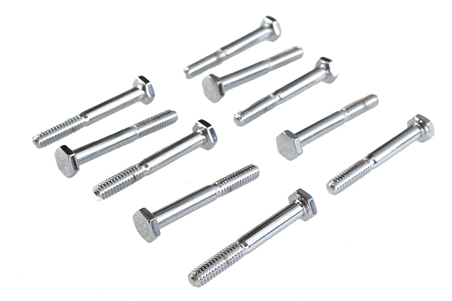 Colony #HHC-607 - Hex Cap Bolts Chrome 1/4 inch x 2 inch