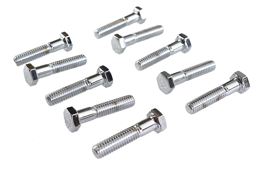 Colony #HHC-614 - Hex Cap Bolts Chrome 5/16 inch x 1-1/2 inch