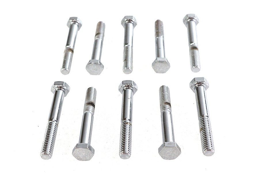 Colony #HHC-617 - Hex Cap Bolts Chrome 5/16 inch x 2-1/4 inch