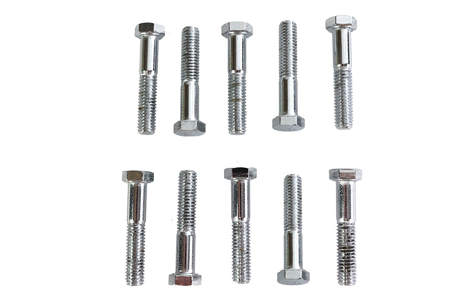 Colony #HHC-623 - Hex Cap Bolts Chrome 3/8 inch x 2 inch