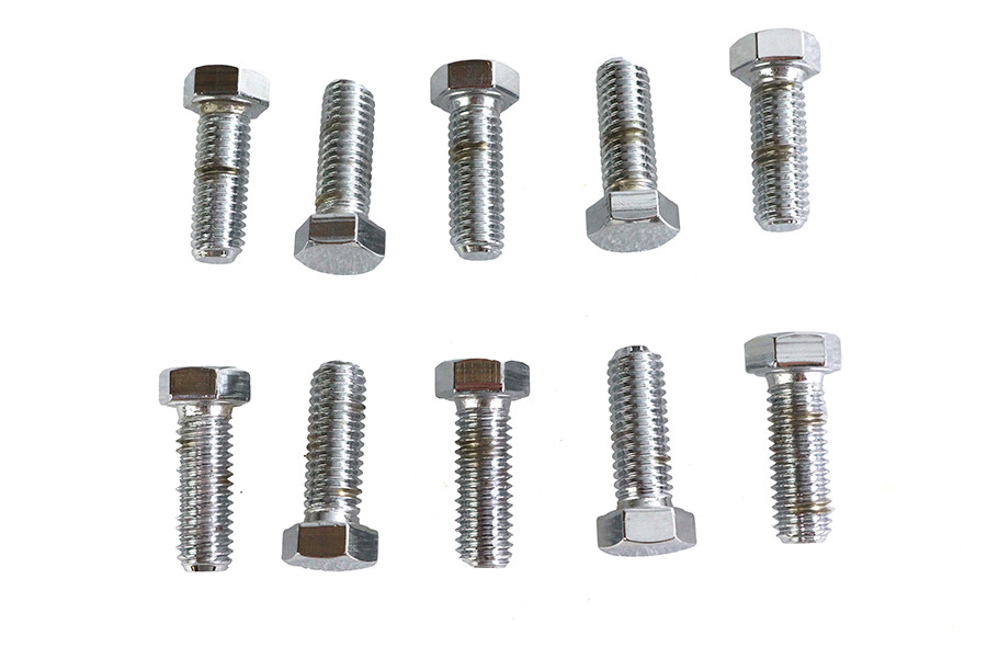 Colony #HHC-625 - Hex Cap Bolts Chrome 7/16-14 X 1-1/4 inch
