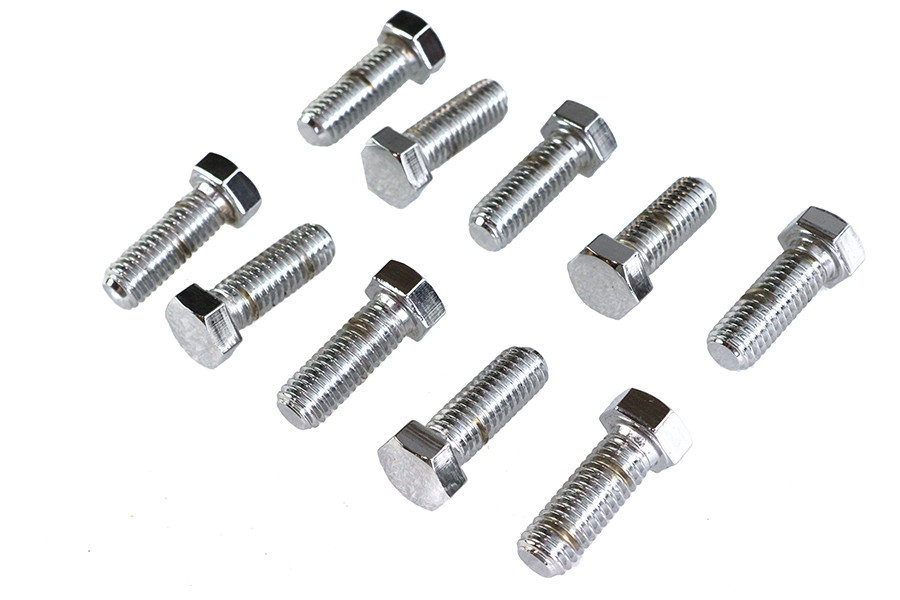 Colony #HHC-625 - Hex Cap Bolts Chrome 7/16-14 X 1-1/4 inch