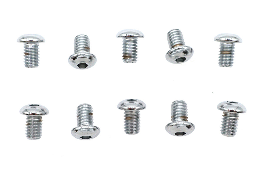 Gardner-Westcott #13270 - Allen Button Head Screws Chrome 5/16 inch X 1/2 inch