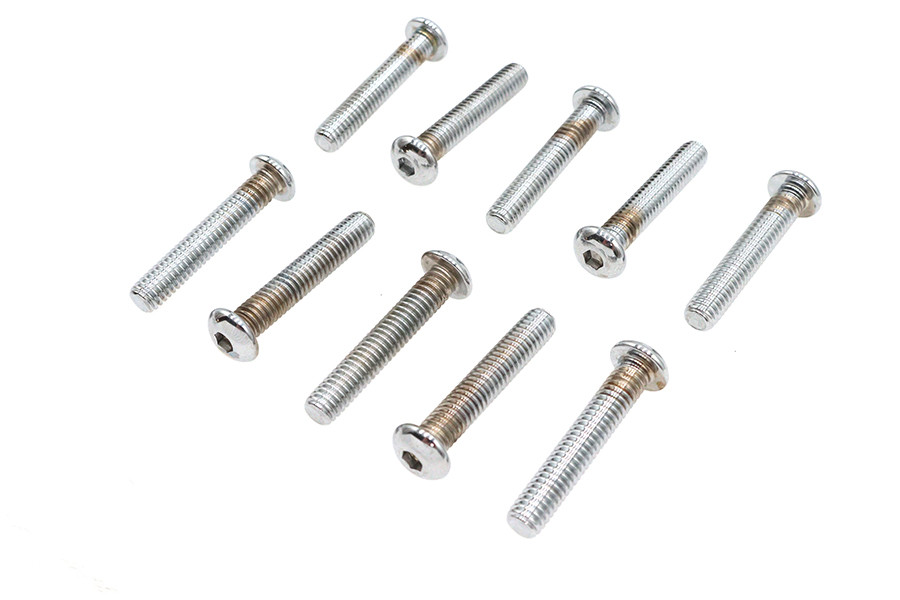 Colony #BHC-846 - Allen Button Head Screws Chrome 5/16 inch X 1-3/4 inch