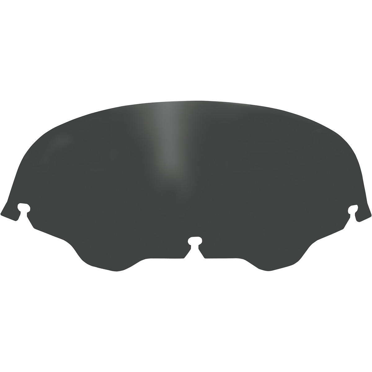 Memphis Shades #MEP8101 - Windshield - 5" - Black '96-'13 FLHT
