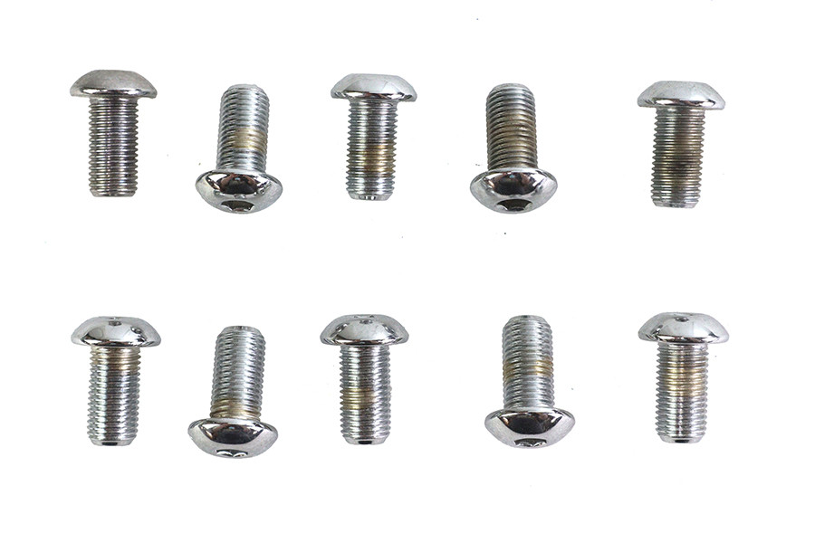 Colony #BHC-819 - Allen Button Head Screws Chrome 3/8 inch X 3/4 inch