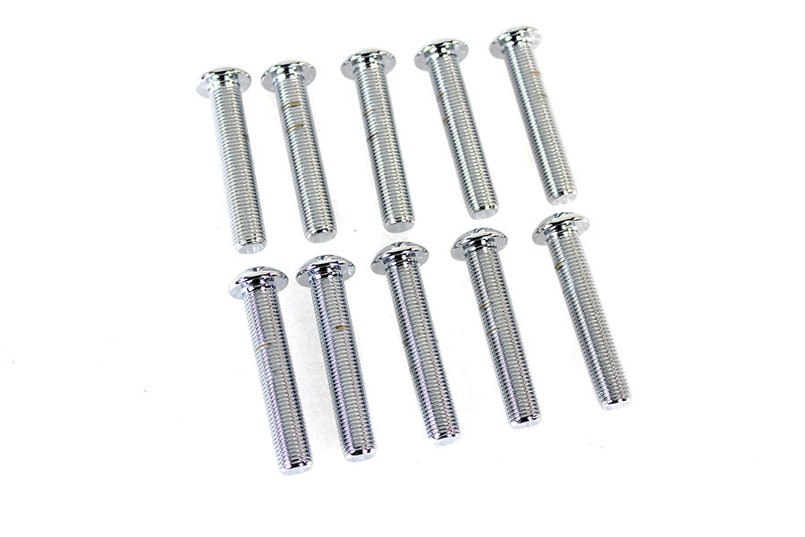 Colony #BHC-824 - Allen Button Head Screws Chrome 3/8 inch X 2 inch