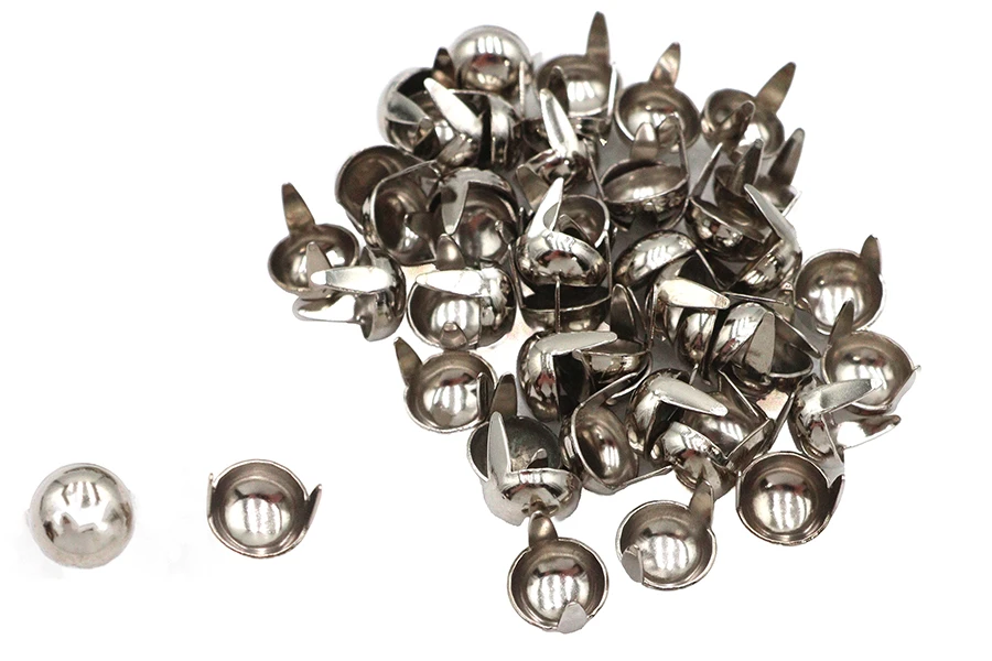 Standard Rivet #203 4/16 - 3/8 inch Round Saddlebag Spot Nickel