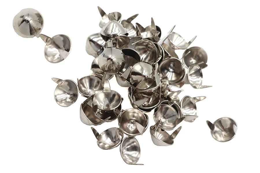 Standard Rivet #404 - 7/16 inch Pointed Saddlebag Spot Bright Nickel