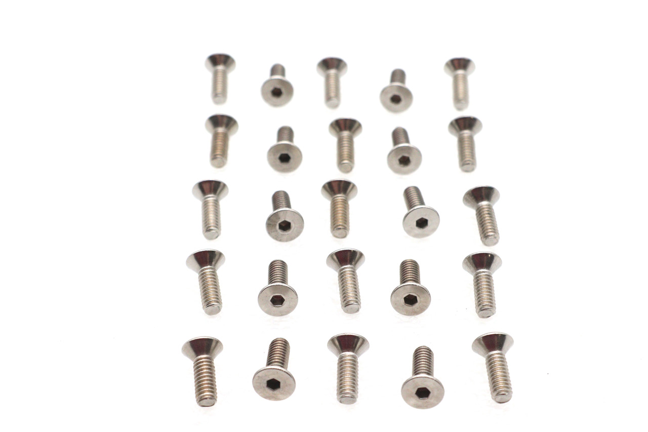 V-Twin - Handlebar Master Cylinder Cover Screw Stainless Steel