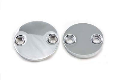 V-Twin #05041 - Primary Cover Chrome Inspection Cover Set